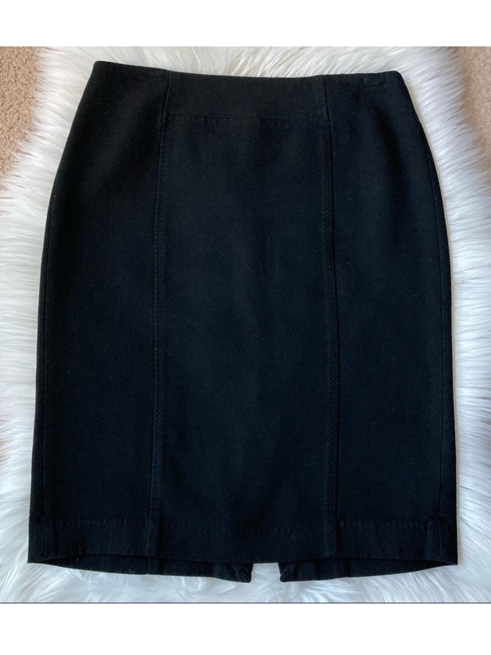 LOFT Ann Taylor Black Professional Skirt